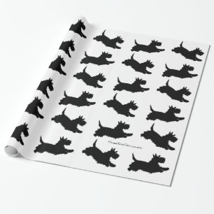Springande skotska terrier presentpapper
