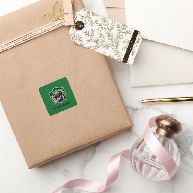 SpringandeBack Fyrkantigt Klistermärke (Gifting)