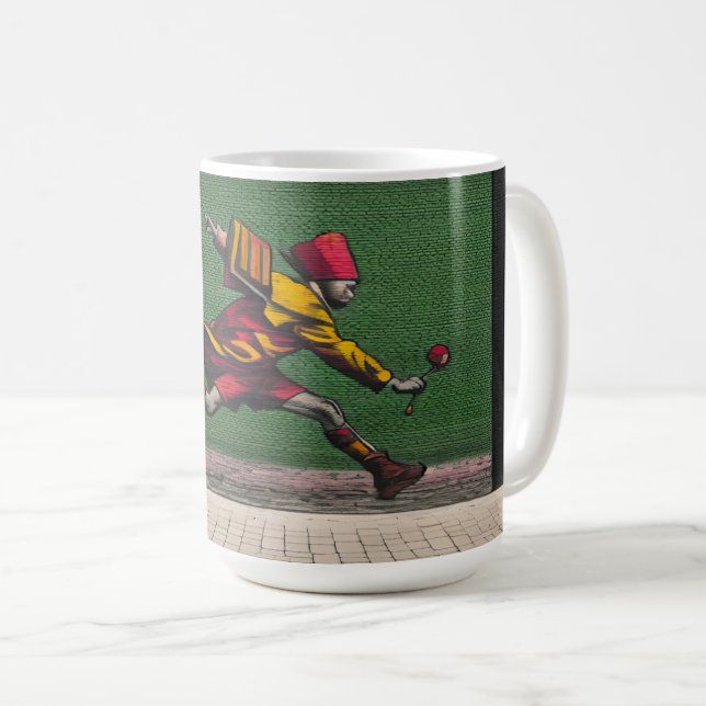 Springar med en blomma kaffemugg (Framsida höger)