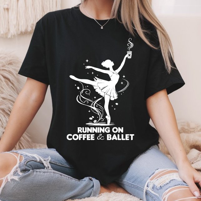 Springar På Kaffe Och Balett Rolig Lärare Dansar T Shirt (Skapare uppladdad)