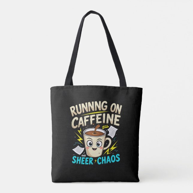 Springar på Kaffe och Rå Kaos Tygkasse (Baksida)