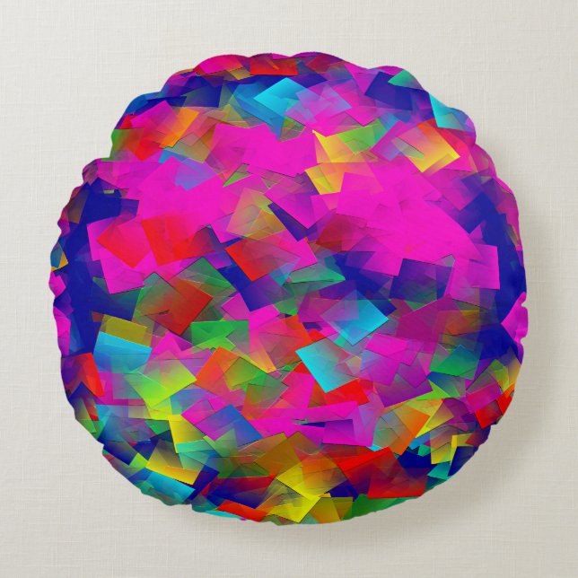 Springar Roligt..... Rund Kudde (Framsidan)