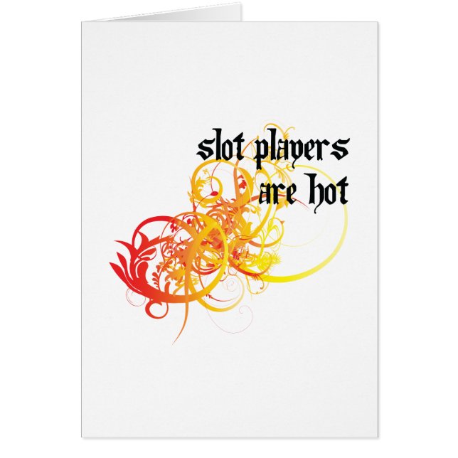 Springaspelare hoas hälsningskort (Framsidan)