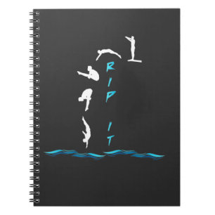 Springboard Diverse Jump Platform Sport Anteckningsbok