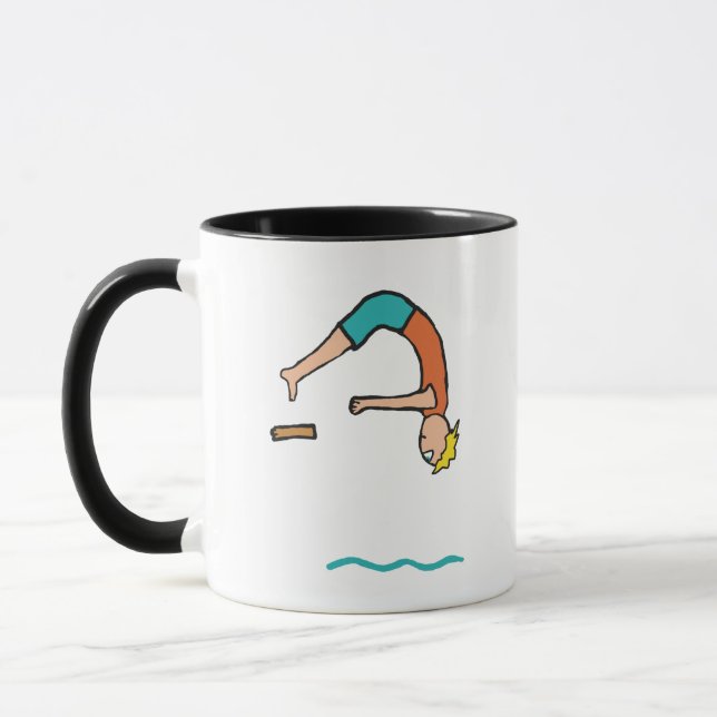 Springboard Diving Mugg (Vänster)