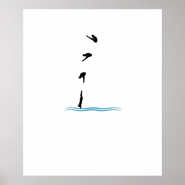 SPRINGBOARD DIVING POSTER (Framsidan)