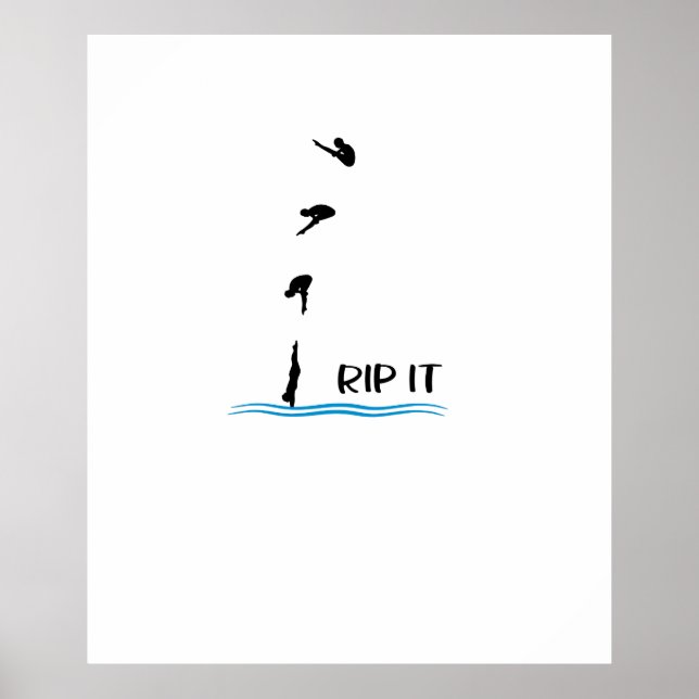 Springboard Diving Poster (Framsidan)