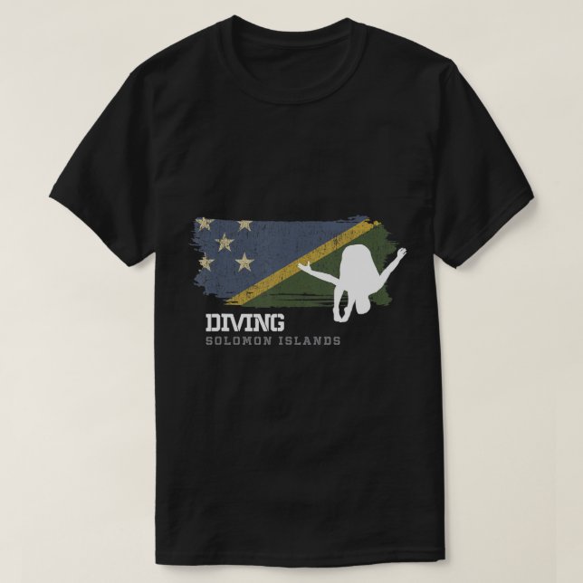 Springboard Diving Sports Di T Shirt (Design framsida)