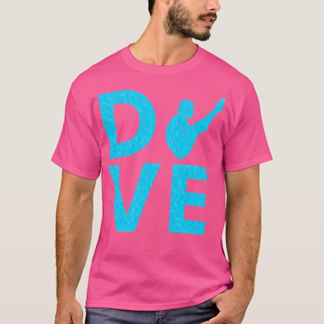 Springboard Diving Springboard Diving T Shirt (Framsida)