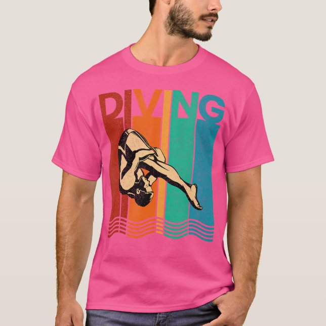 Springboard Diving Springboard Diving T Shirt (Framsida)