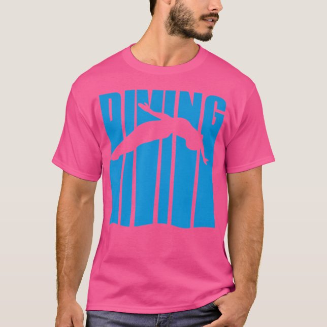 Springboard Diving T Shirt (Framsida)