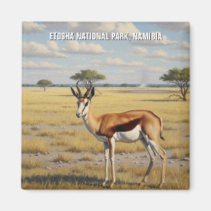 Springbock Etosha nationalpark Namibia Resa Magnet