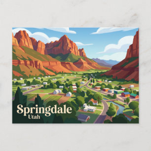 Springdale USA Vykort