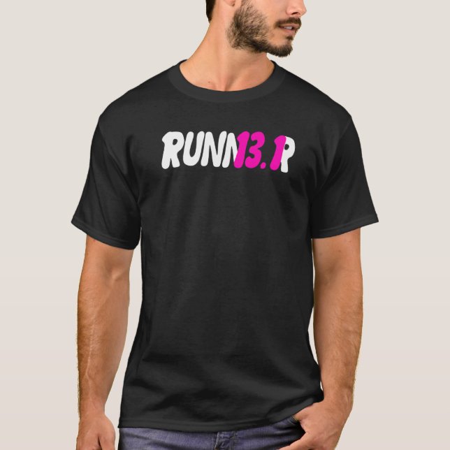 Springer 13 1 miles Marathoner Wom i Springa T Shirt (Framsida)