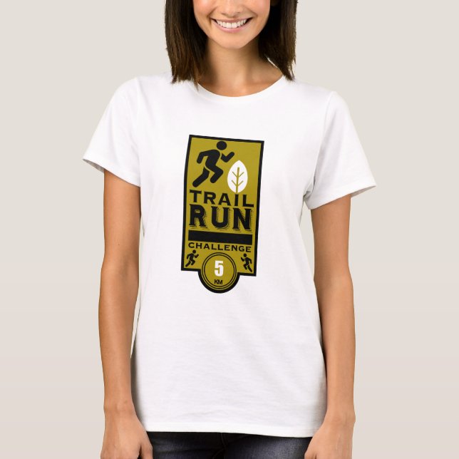 Springer av idrott i naturen t shirt (Framsida)