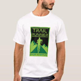 Springer av idrott i naturen t shirt