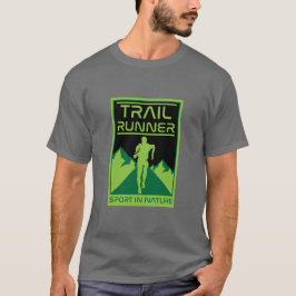 Springer av idrott i naturen t shirt