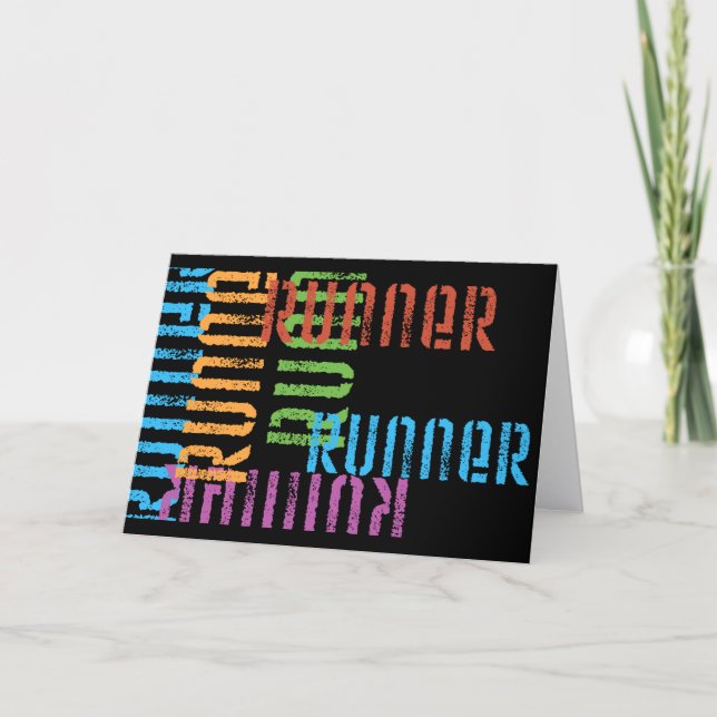 Springer av springa av variant kort (Framsida)