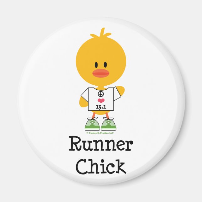 Springer Chick Peace Kärlek 13.1 Magnet (Framsidan)