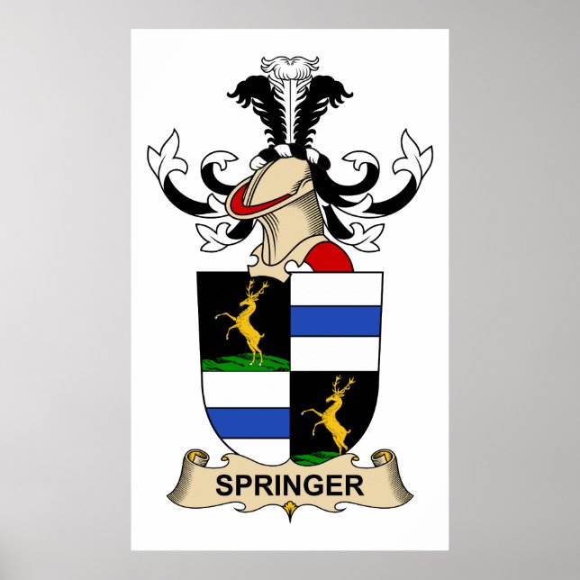 Springer Family Crest Poster (Framsidan)