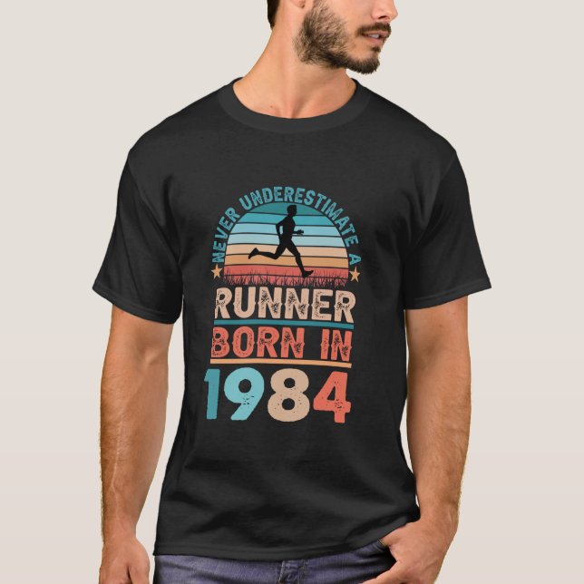 Springer född 1984, 40:e födelsedagspresent i Papp T Shirt (Framsida)