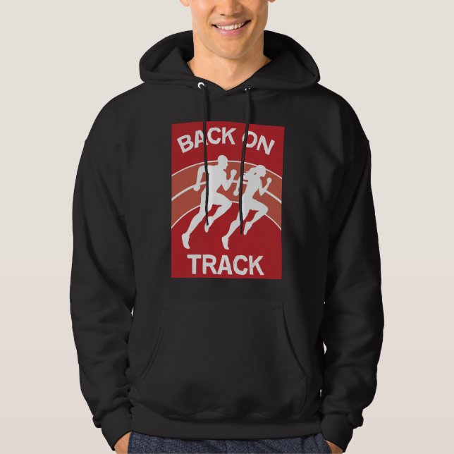 Springer för Athletic Track | Spåra Idrottsmän | S Hoodie (Framsida)