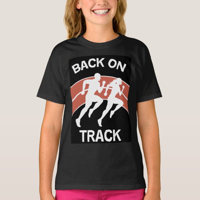Springer för Athletic Track | Spåra Idrottsmän | S T Shirt (Framsida)
