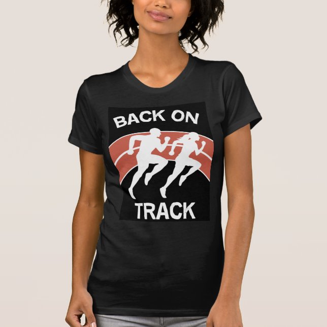 Springer för Athletic Track | Spåra Idrottsmän | S T Shirt (Framsida)