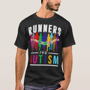 Springer för autism - medvetandegörande av Springa T Shirt