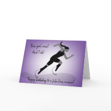 Springer för flickblad - födelsekort