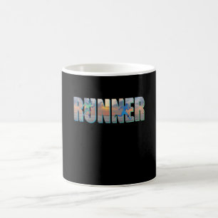 Springer för Springer som körs Kaffemugg