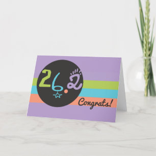 Springer Gratulerar eklektisk 26.2 Marathon Kort