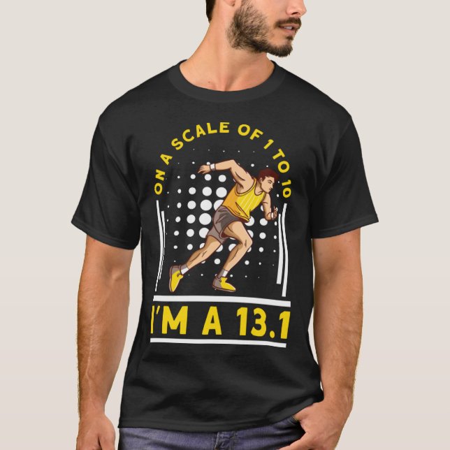Springer Halva Marathon Finisher Running Jogger Ad T Shirt (Framsida)
