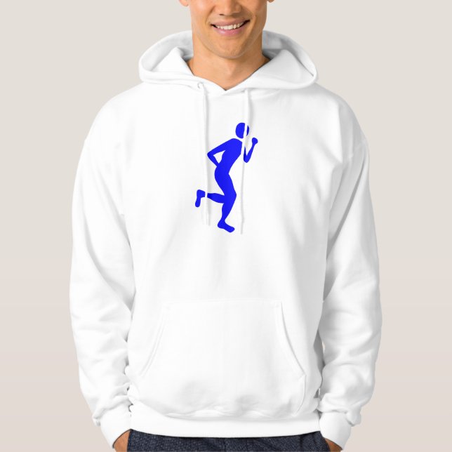 Springer (hane) - blått sweatshirt (Framsida)