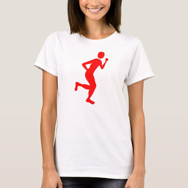 Springer (hane) - Röd T Shirt (Framsida)