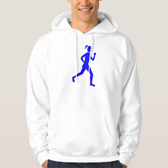 Springer (hondjur) - blått sweatshirt (Framsida)
