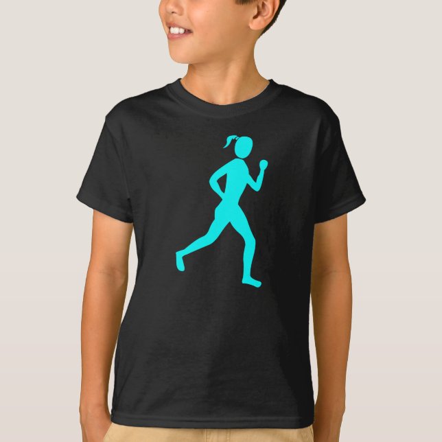 Springer (hondjur) - cyan tee (Framsida)