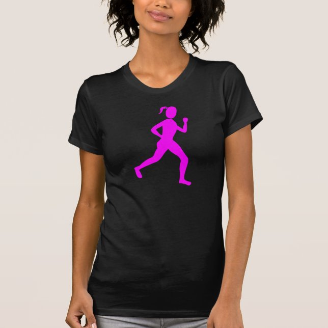 Springer (hondjur) - Magenta T-shirt (Framsida)