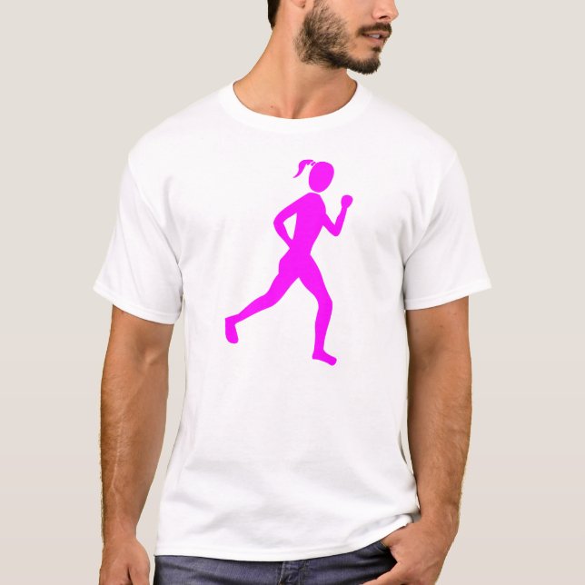 Springer (hondjur) - Magenta T-shirt (Framsida)
