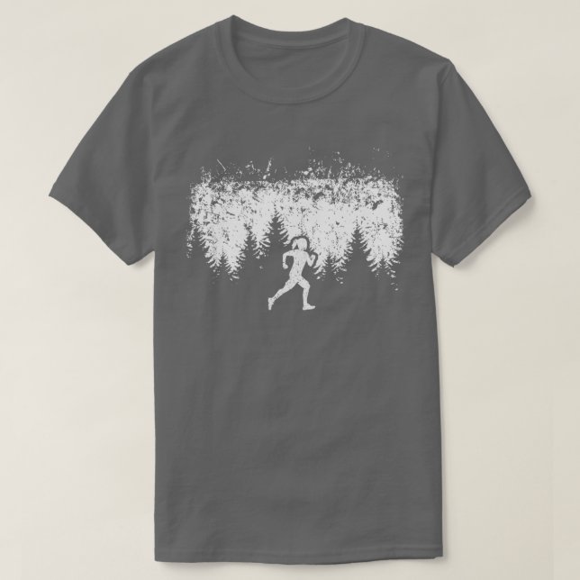 Springer i skogen t shirt (Design framsida)