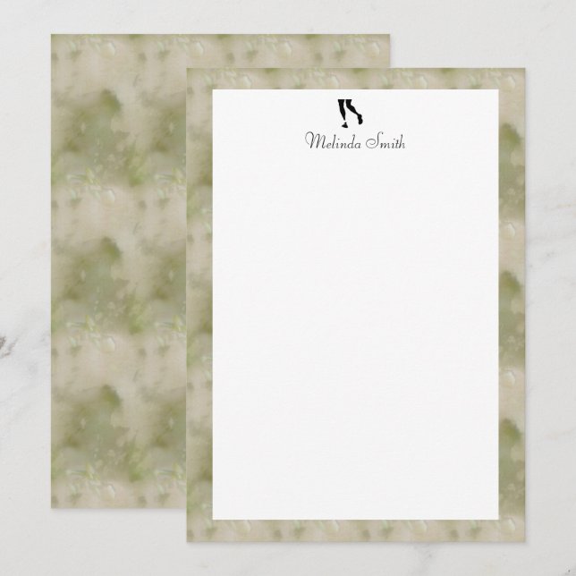 Springer. Inbjudan till Personlig/Papperskort (Fram/baksida)