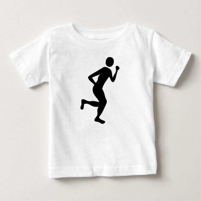 Springer (manlig) - svart t-shirt (Framsida)