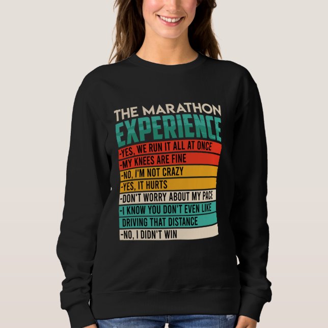 Springer MARATHON EXPERIENCE Running Funny Maratho T Shirt (Framsida)