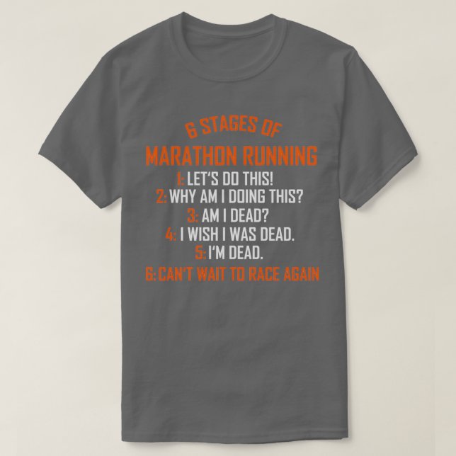 Springer Marathon Running Gift 8 T Shirt (Design framsida)