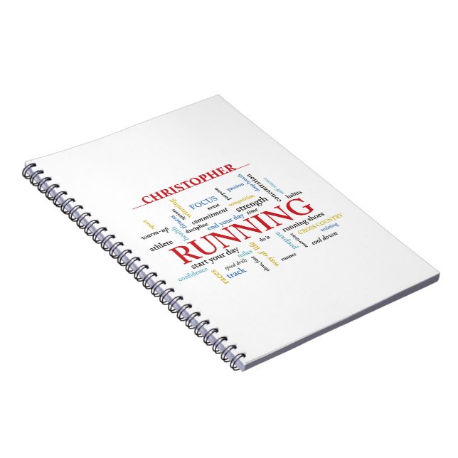 Springer med Ord Personlig Anteckningsbok (Högra Sidan)