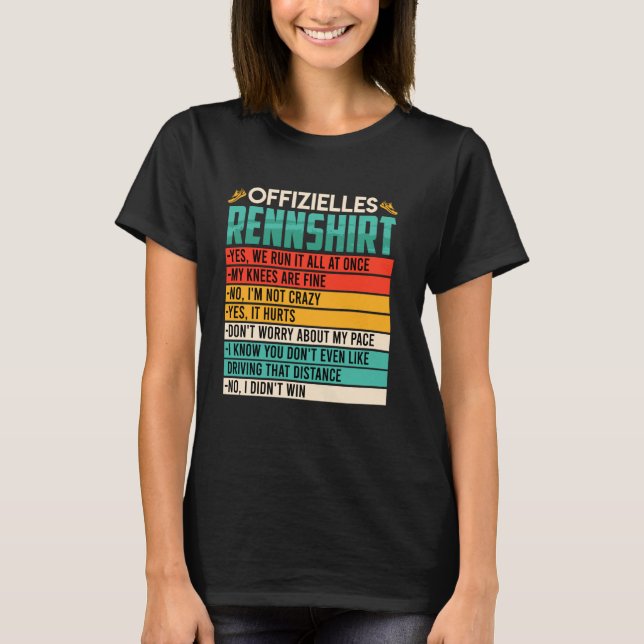 SPRINGER OFFICIELL TÄVLING SHIRT Running Funny Mar T (Framsida)