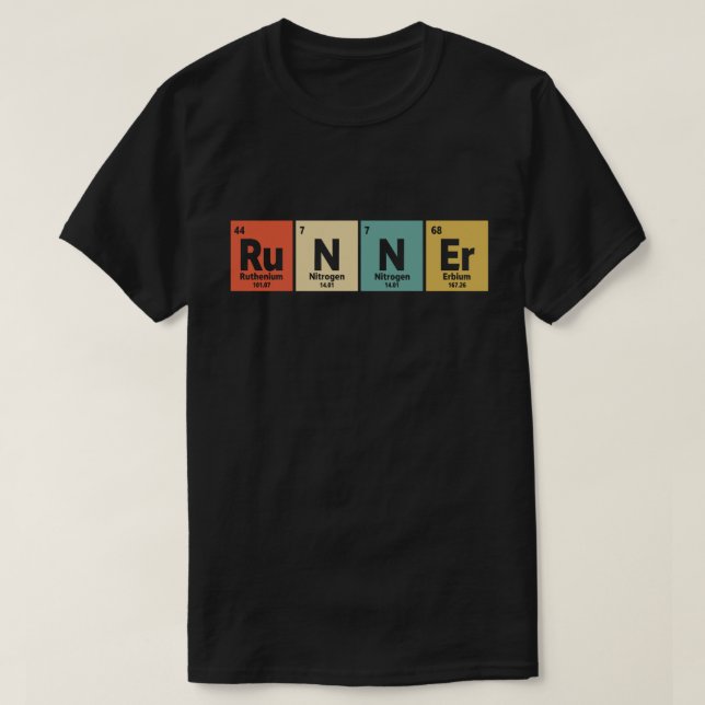 Springer Periodiska Bord Marathon Springers Scienc T Shirt (Design framsida)