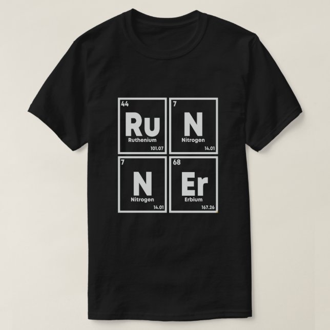 Springer Periodiska Bord Marathon Springers Scienc T Shirt (Design framsida)