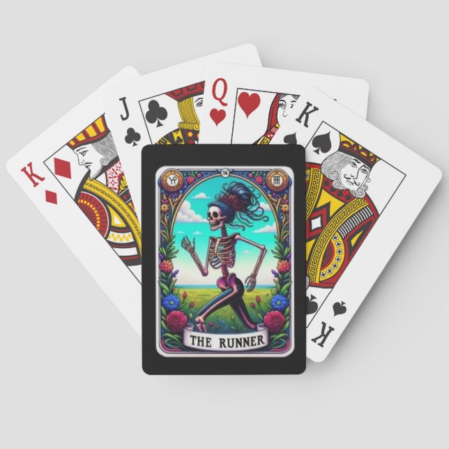 Springer Skeleton Tarot Poker-kort Casinokort (Baksidan)