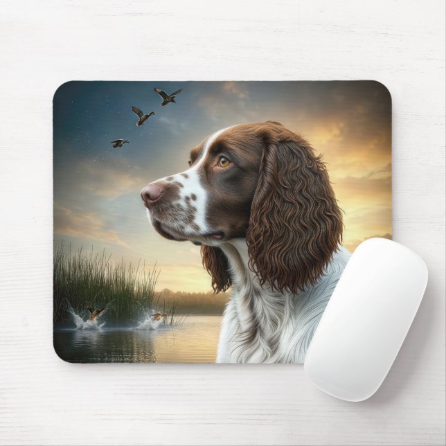 Springer Spain Hund By a Anka Pond Musmatta (Med mus)